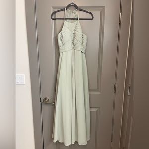 Azazie Dusty Sage Dress